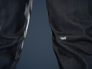 black jeans pants 3Dモデル