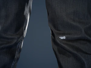 black jeans pants 3D Model