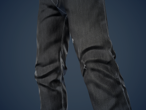 black jeans pants 3Dモデル