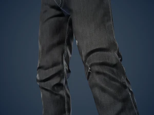 black jeans pants 3D Model