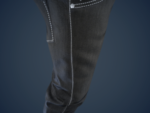 black jeans pants 3Dモデル