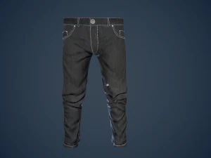 black jeans pants 3D Model