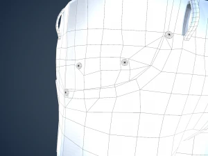 black jeans pants 3D Model