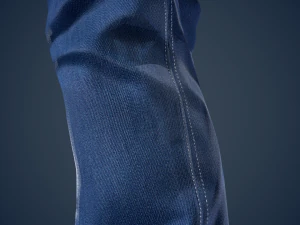 blue jeans pants 3D Model