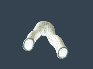 gray jeans pants 3D 模型