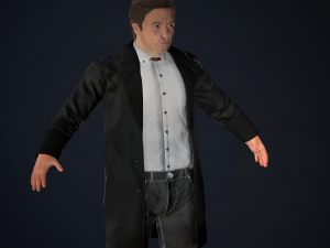 cowboy character 3D-Modell
