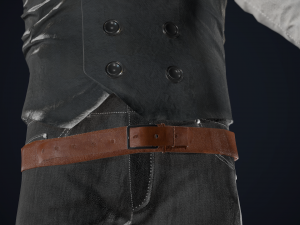 cowboy character 3D-Modell