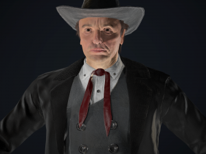 cowboy character 3D-Modell