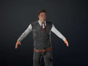 cowboy character 3D-Modell
