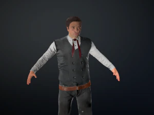 kovboy karakteri 3D Model