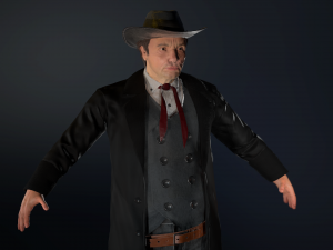 cowboy character 3D-Modell