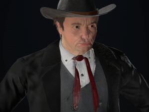 cowboy character 3D-Modell