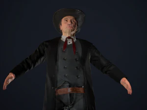 kovboy karakteri 3D Model
