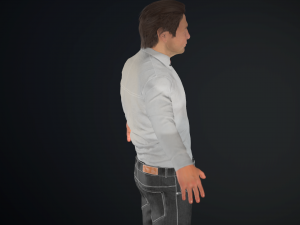 cowboy character 3D-Modell