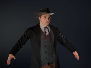 kovboy karakteri 3D Model