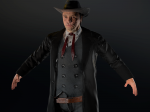 cowboy character 3D-Modell
