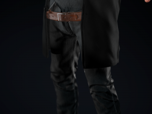 cowboy character 3D-Modell