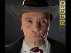 cowboy character 3Dモデル