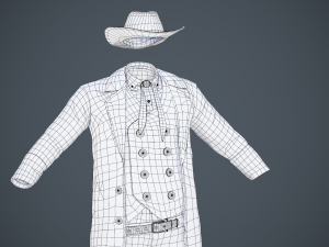 cowboy character 3D-Modell