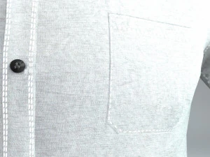 white shirt 3D Model