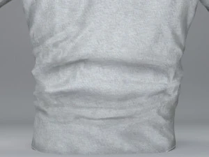 white shirt 3D Model