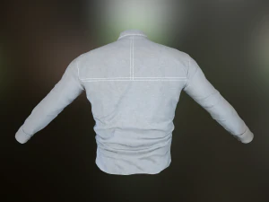 white shirt 3D Model
