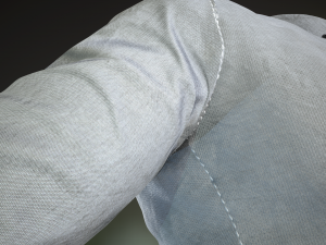white shirt Model 3D