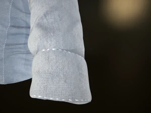 white shirt 3D Model