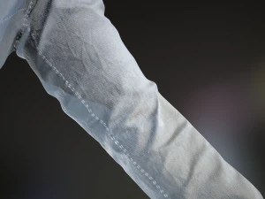 white shirt 3D Model