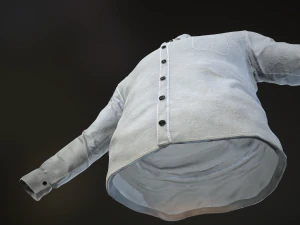 white shirt 3D Model