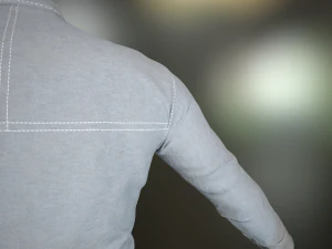 white shirt 3D Model