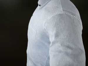 white shirt 3D Model