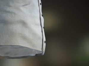 white shirt Model 3D