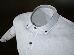 white shirt 3D Model