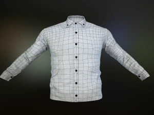 white shirt 3D Model