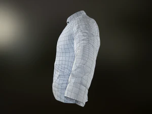 white shirt 3D Model