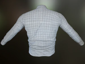 white shirt 3D Model