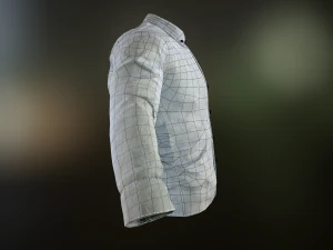 white shirt 3D Model