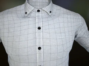 white shirt 3D Model