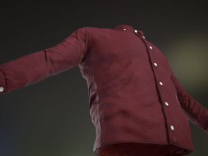 red shirt 3D Model