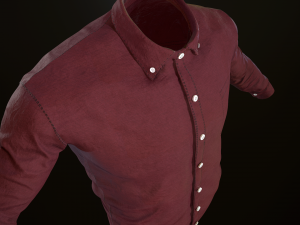 red shirt 3D Model