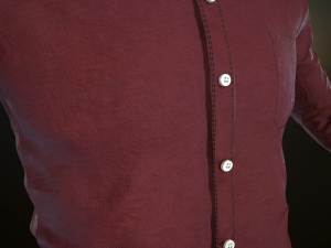 red shirt 3D Model