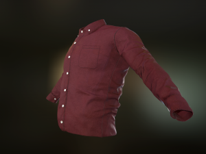 red shirt 3D Model