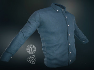 blue shirt 3D Model
