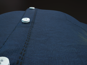 blue shirt 3D Model