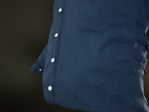 blue shirt 3D Model