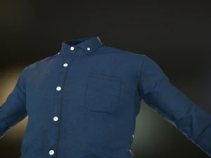 blue shirt 3D Model