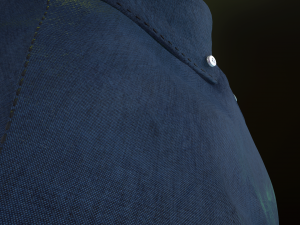 blue shirt 3D Model