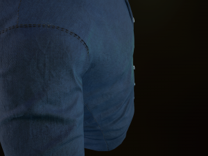 blue shirt 3D Model