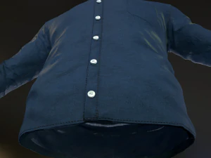 blue shirt 3D Model